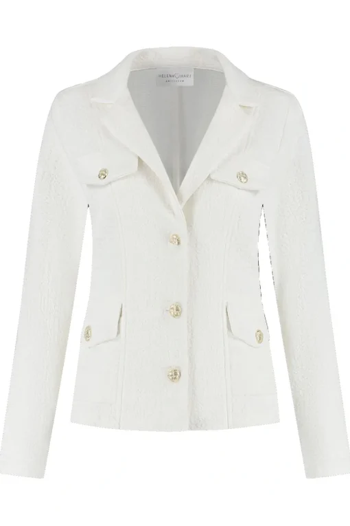 Helena Hart blazer 7598-JOLIE-BOUCLE Ecru Discount