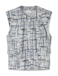 Helena Hart gilets 7670-gilet boucle Licht Denim Sale