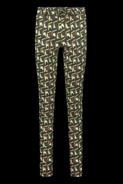 Helena Hart pantalons 7306-FLEX-CHINO Olijf groen New