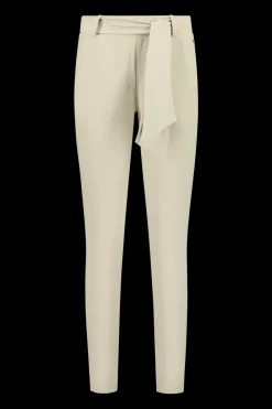 Helena Hart pantalons Slim Fit 7200-DAVY Ecru Fashion