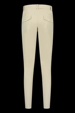 Helena Hart pantalons Slim Fit 7200-DAVY Ecru Fashion