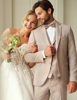 Immediate trouwpak 367-25124/25A Beige Best