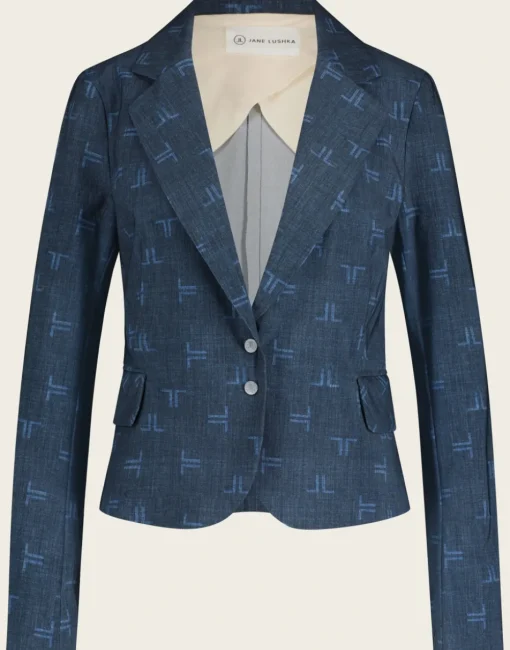 Jane Lushka blazer UJL1222790N Donker Blauw Discount