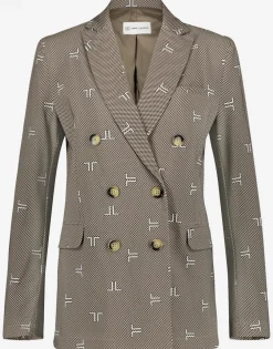 Jane Lushka blazer USJ12211050 Licht Bruin New