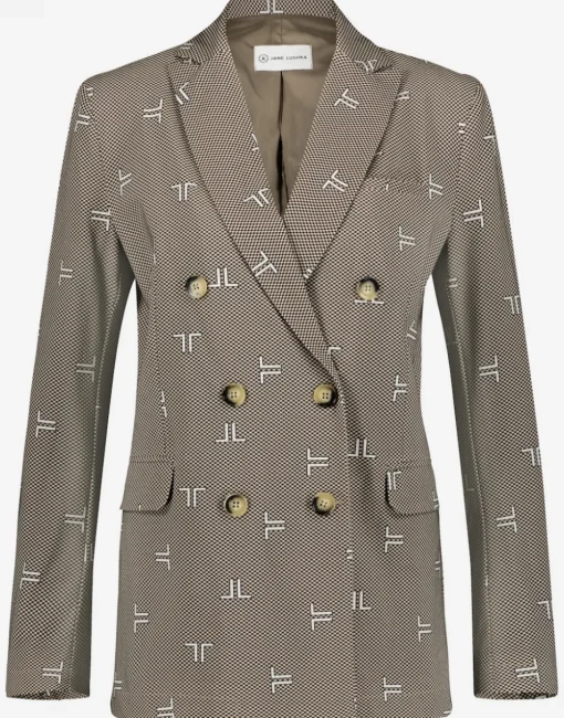 Jane Lushka blazer USJ12211050 Licht Bruin New