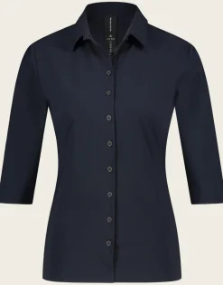 Jane Lushka blouse BB710UKS Donker Blauw New