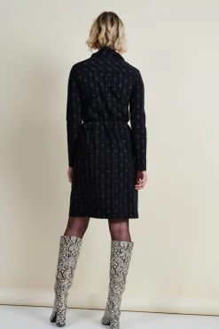 Jane Lushka jurk UJL92215097 Zwart Online