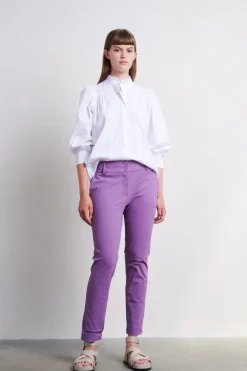 Jane Lushka pantalons U2232145 Paars Discount