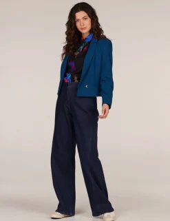 Juffrouw Jansen blazer BOWIE W24 Licht Blauw Sale