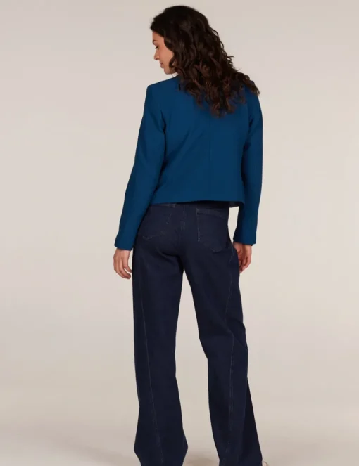 Juffrouw Jansen blazer BOWIE W24 Licht Blauw Sale