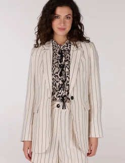 Juffrouw Jansen blazer RACHELLE SS25 Khaky beige Outlet