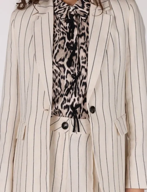 Juffrouw Jansen blazer RACHELLE SS25 Khaky beige Outlet