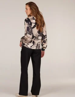 Juffrouw Jansen blouse CHRISTINA W24 Khaky beige Clearance