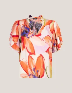 Juffrouw Jansen blouse OSAI SS24 Oranje Best