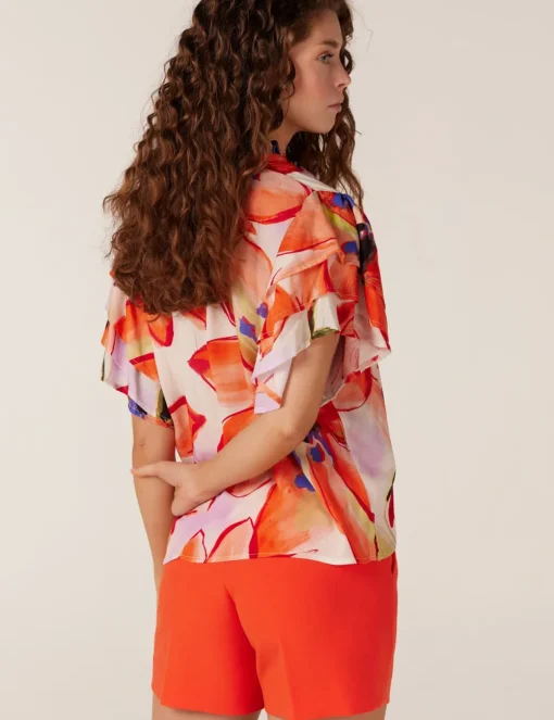 Juffrouw Jansen blouse OSAI SS24 Oranje Best