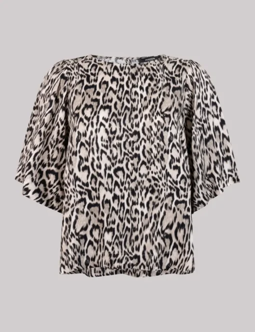 Juffrouw Jansen blouse RIXT SS25 Khaky beige Hot