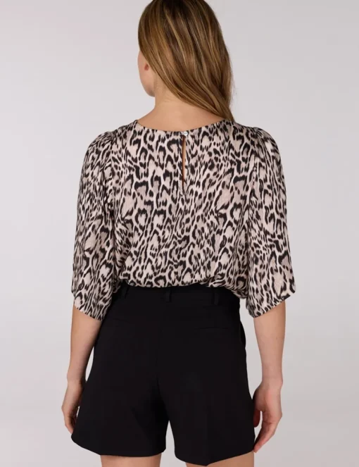 Juffrouw Jansen blouse RIXT SS25 Khaky beige Hot