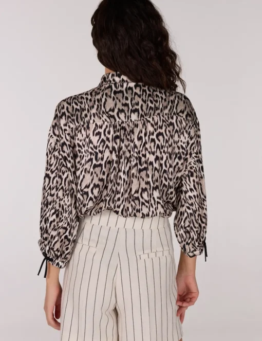 Juffrouw Jansen blouse ROBINE SS25 Khaky beige Fashion