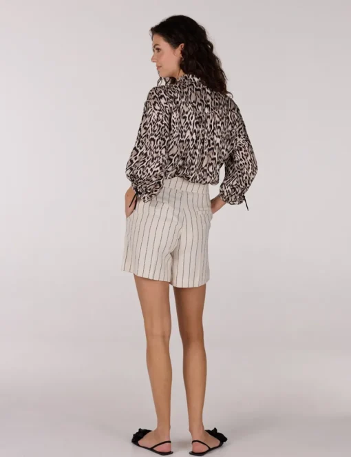 Juffrouw Jansen blouse ROBINE SS25 Khaky beige Fashion