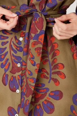 Juffrouw Jansen jurk GINGER W23 Groen Online