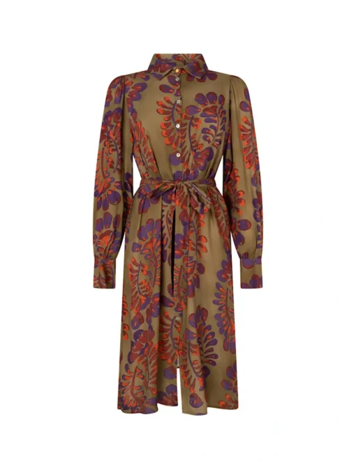 Juffrouw Jansen jurk GINGER W23 Groen Online