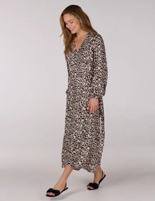 Juffrouw Jansen jurk REBECCA SS25 Khaky beige New