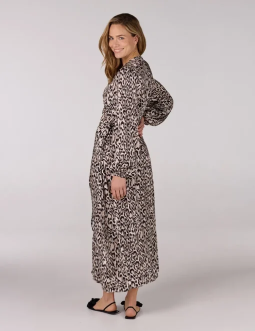 Juffrouw Jansen jurk REBECCA SS25 Khaky beige New