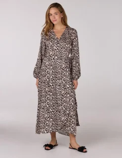 Juffrouw Jansen jurk REBECCA SS25 Khaky beige New