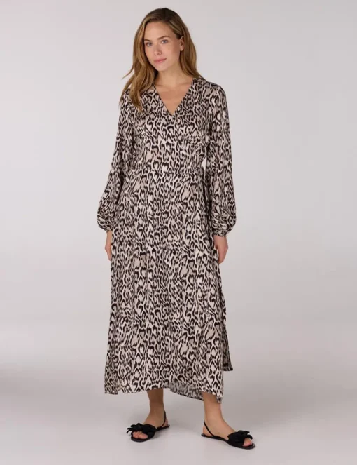 Juffrouw Jansen jurk REBECCA SS25 Khaky beige New