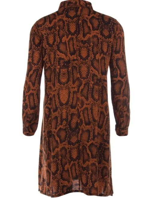 Juffrouw Jansen midi jurken indy-w19 Camel Best