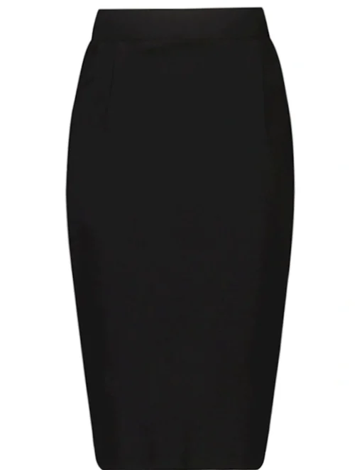 Juffrouw Jansen midi rok NOS AREM Zwart Hot