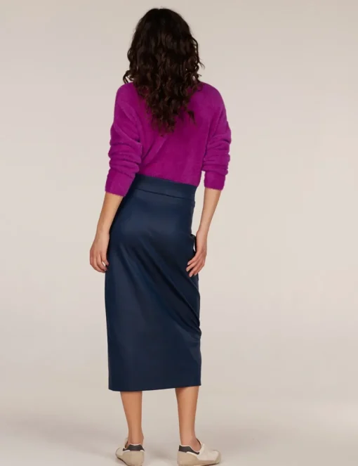 Juffrouw Jansen midi rok CARLA W24 Licht Blauw New