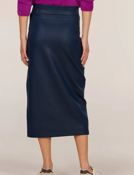 Juffrouw Jansen midi rok CARLA W24 Licht Blauw New