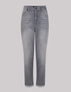 Juffrouw Jansen pantalons KATJA SS25 Grijs Melange Clearance