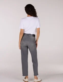 Juffrouw Jansen pantalons KATJA SS25 Grijs Melange Clearance