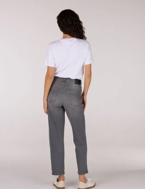 Juffrouw Jansen pantalons KATJA SS25 Grijs Melange Clearance