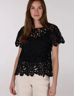 Juffrouw Jansen t-shirts LILOU SS25 Zwart Discount