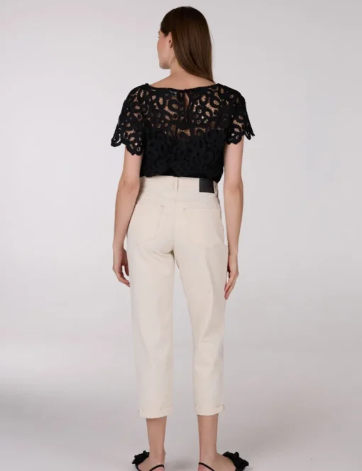 Juffrouw Jansen t-shirts LILOU SS25 Zwart Discount