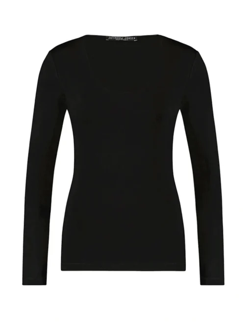 Juffrouw Jansen t-shirts NOS NEL Zwart Clearance