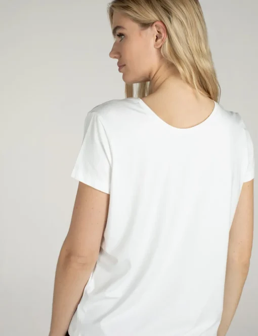 Juffrouw Jansen t-shirts NOS SOOF Wit Outlet