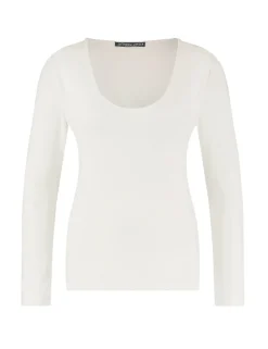 Juffrouw Jansen t-shirts NOS NEL Wit Clearance