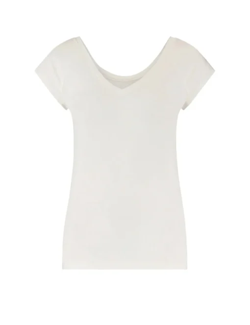 Juffrouw Jansen t-shirts NOS LINDS SS Wit Sale