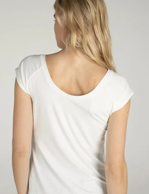 Juffrouw Jansen t-shirts NOS LINDS SS Wit Sale
