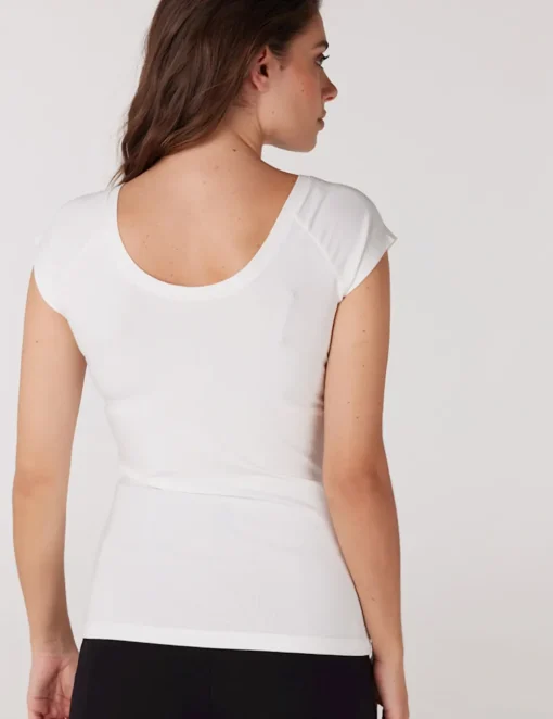 Juffrouw Jansen t-shirts NOS LINDS SS Wit Sale