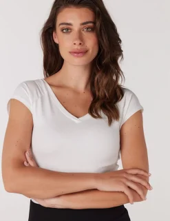 Juffrouw Jansen t-shirts NOS LINDS SS Wit Sale