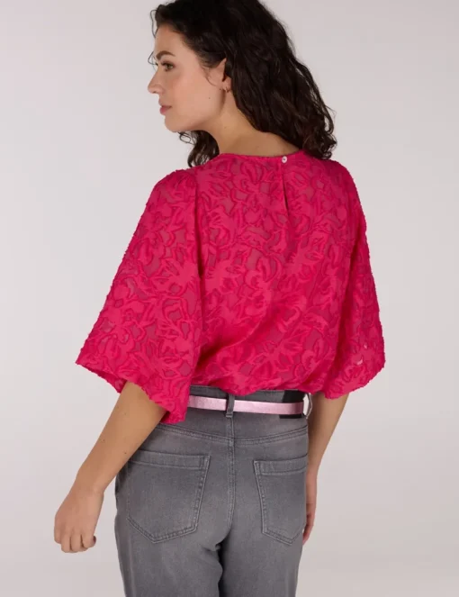Juffrouw Jansen t-shirts NILOU SS25 Fuxia Hot