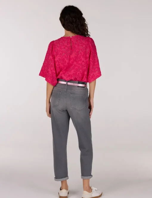 Juffrouw Jansen t-shirts NILOU SS25 Fuxia Hot
