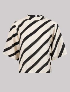 Juffrouw Jansen t-shirts TEDDIE SS25 Khaky beige New