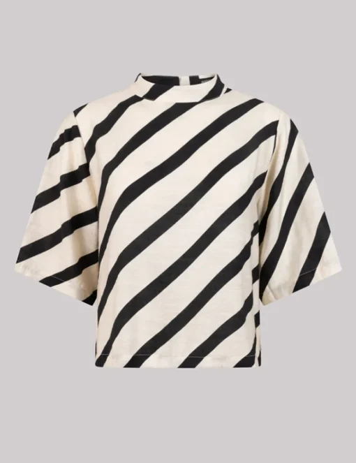 Juffrouw Jansen t-shirts TEDDIE SS25 Khaky beige New