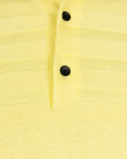 KOLL3KT polo's Slim Fit 6102 Licht Geel Outlet